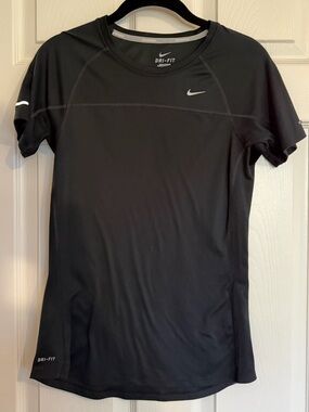 Nike Dri-FIT Black Performance Running Tee